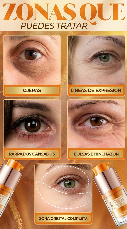 Suero en Crema para Ojos 5D Péptido | Adiós a Ojeras y Bolsas – SEVERO