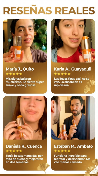 Suero en Crema para Ojos 5D Péptido | Adiós a Ojeras y Bolsas – SEVERO