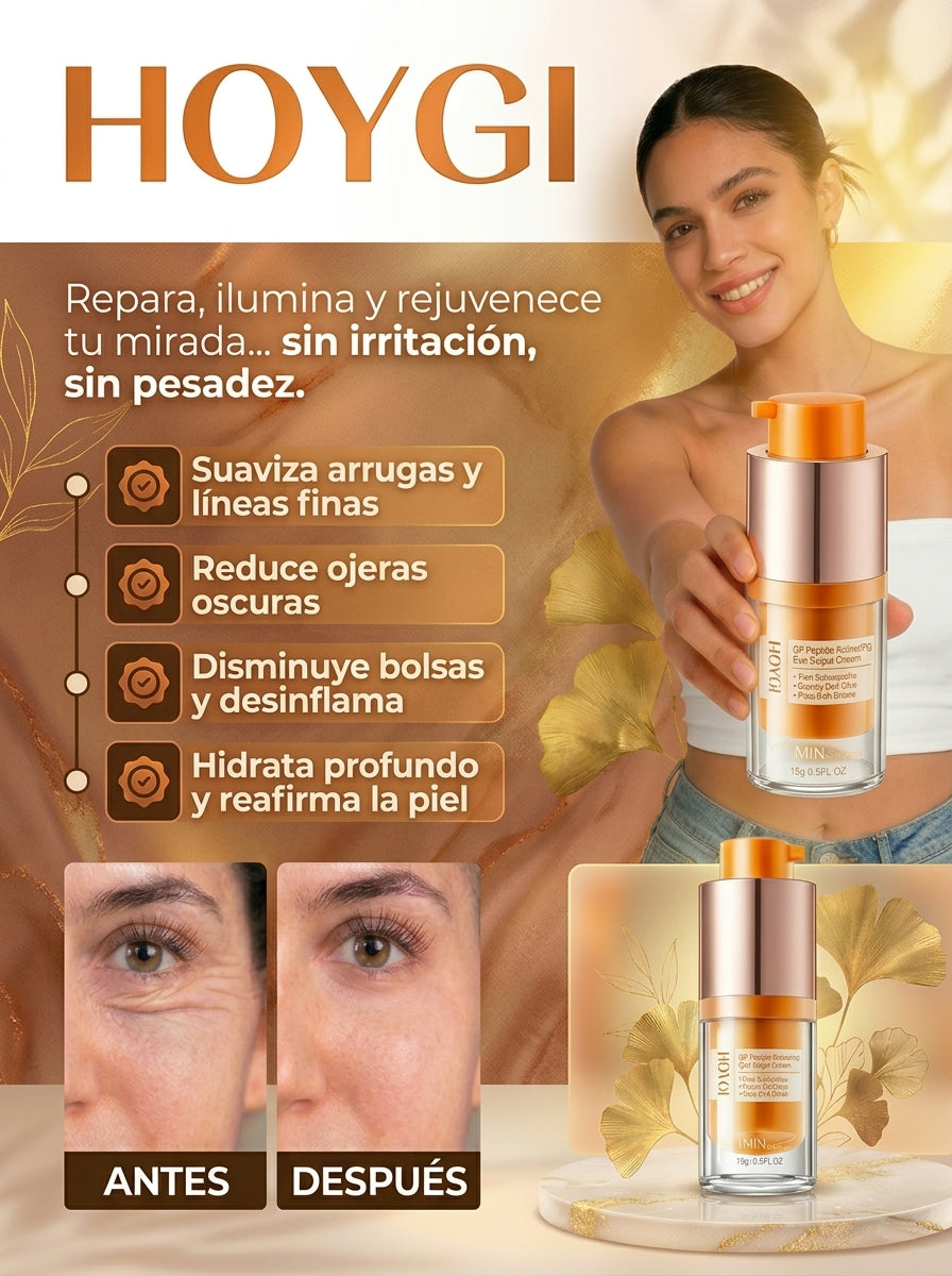 Suero en Crema para Ojos 5D Péptido | Adiós a Ojeras y Bolsas – SEVERO